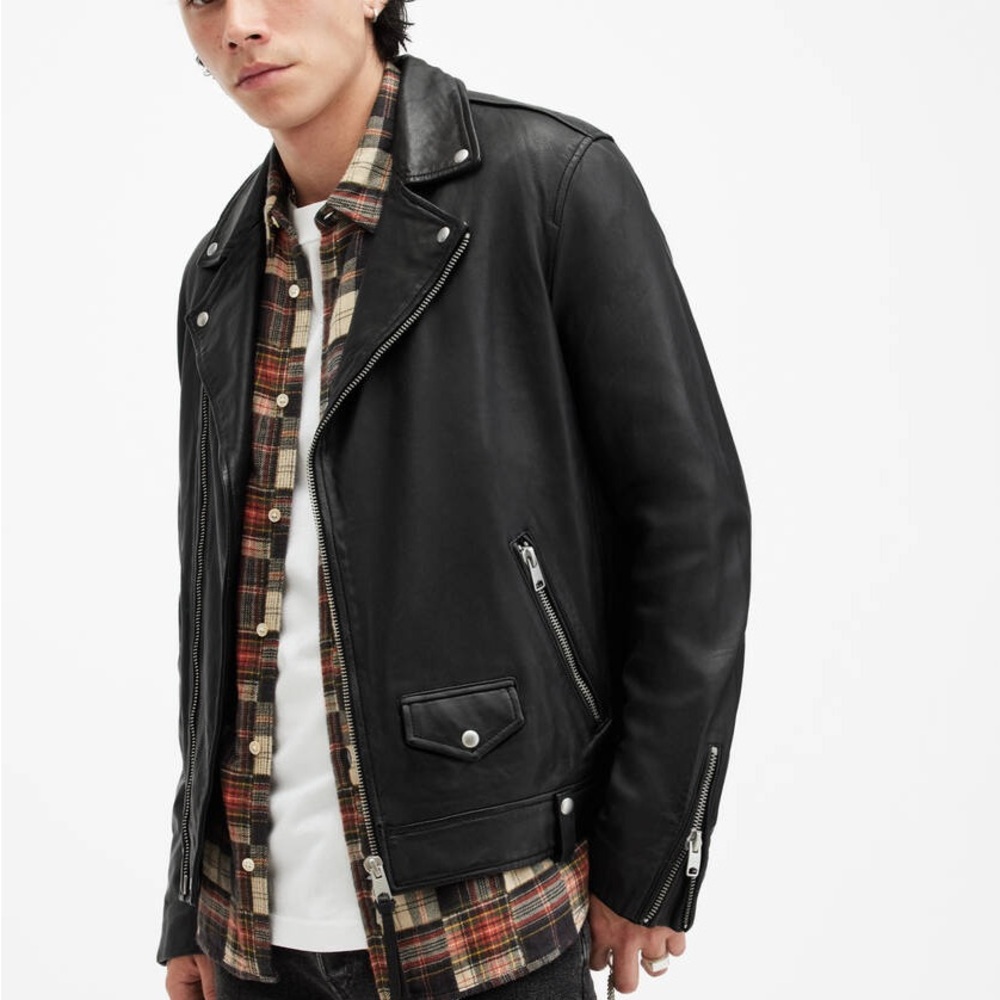 All Saints Leather Biker Jacket